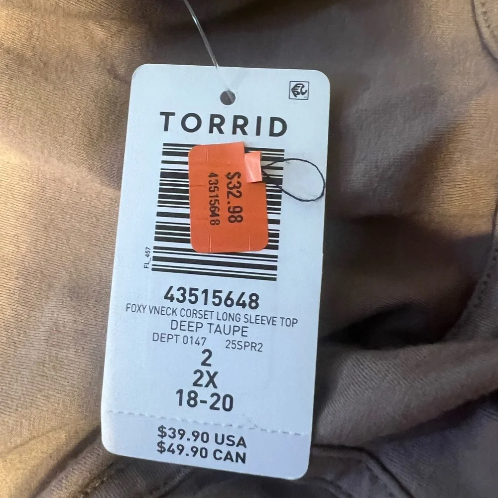 torrid taupe foxy